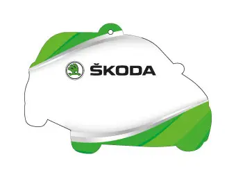 Ejemplo de ambientador de coche personalizado número:1042